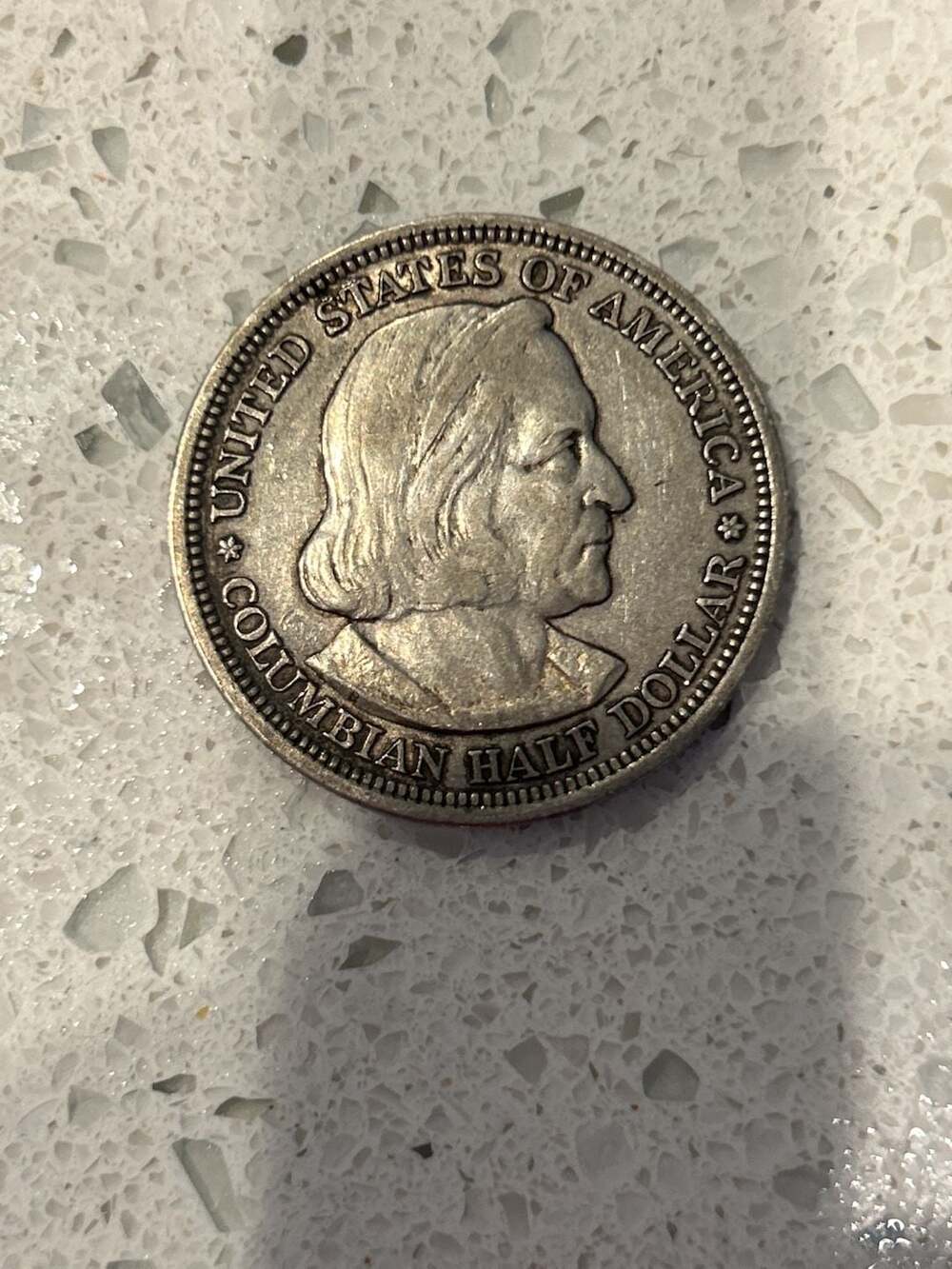 1893 Columbian Exposition Silver Half Dollar